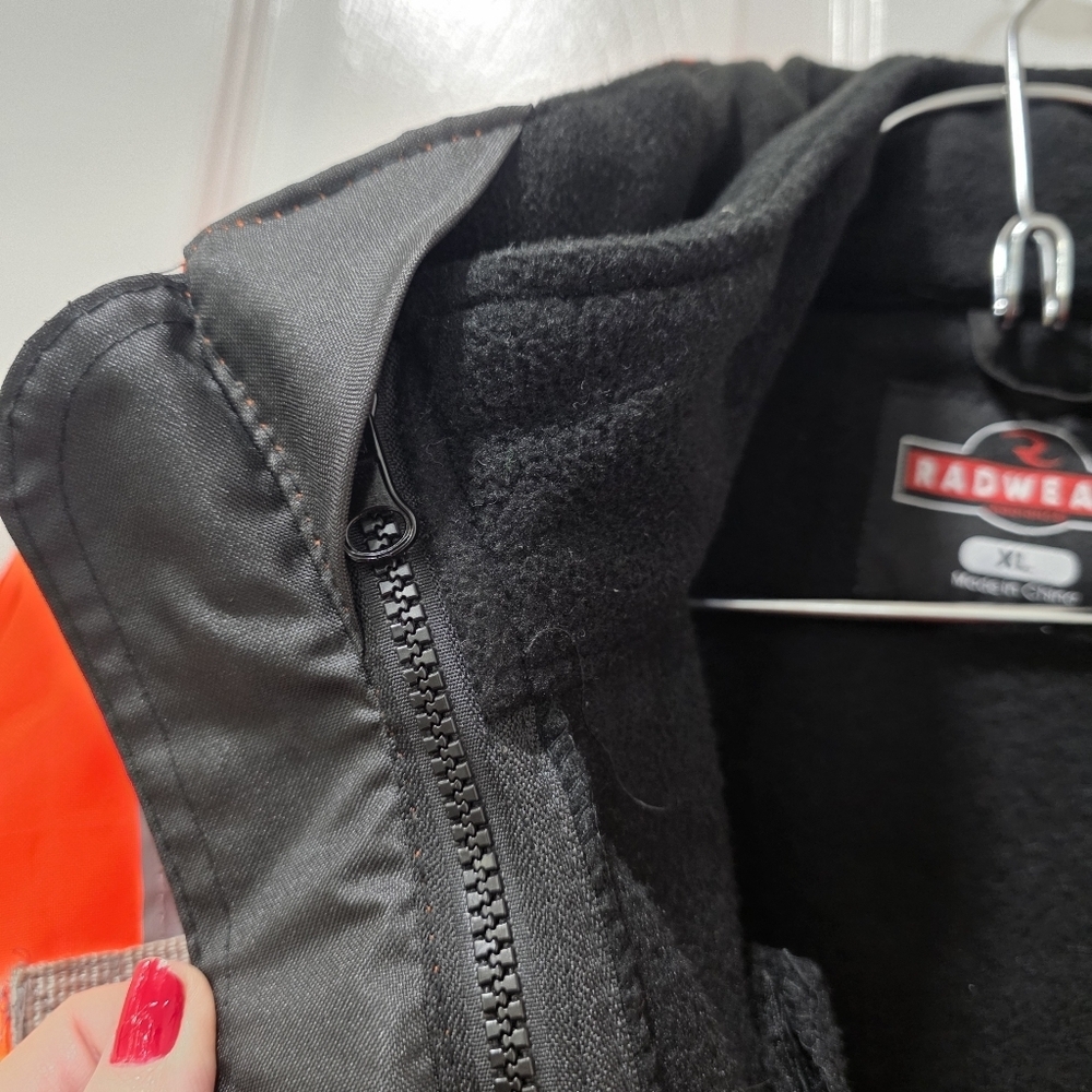 Radwear Radians SJ210B Three-in-One Deluxe High Visibility Bomber Jacket Size XL - Picture 5 of 12